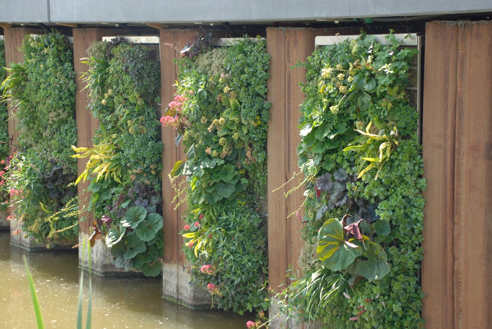 Architectenweb - Groene kadewand in Hoofddorp - Beeld 2