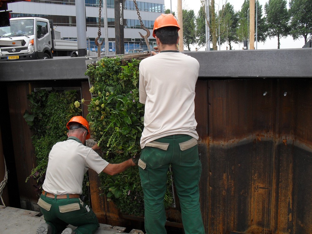 Architectenweb - Groene kadewand in Hoofddorp - Beeld 4